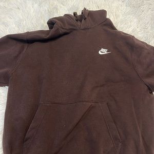 Women’s Brown Nike logo hoodie